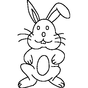 Whimsical Rabbit Chinese Zodiac Coloring Page