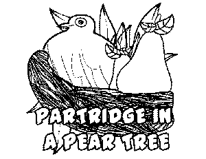 A Partridge in a Pear Tree coloring page