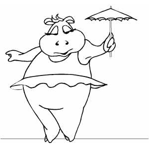 Tightrope Walker coloring page