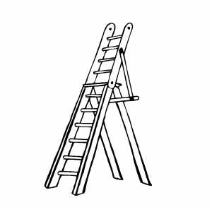 Colouring Pages: Ladder