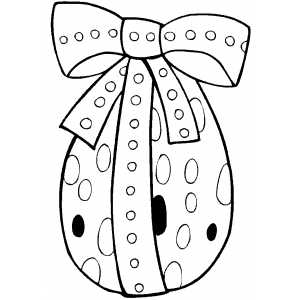 Standing Easter Egg coloring page