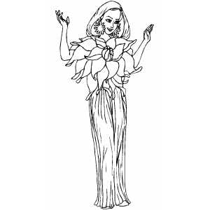 Fairy Welcomes You coloring page