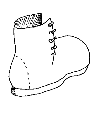 Boot Coloring Page