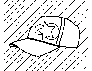 Fashion Hat coloring page