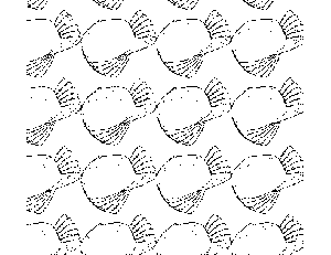 Hat Pattern Coloring Page