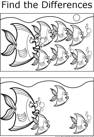 FTD Angelfish coloring page