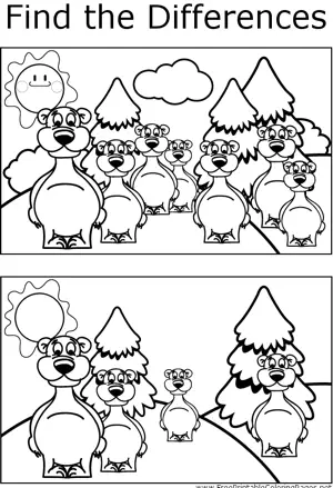 FTD Bears coloring page