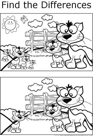 FTD Cats coloring page
