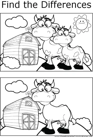 FTD Cow coloring page
