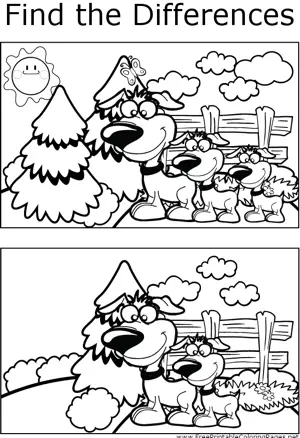FTD Dogs coloring page