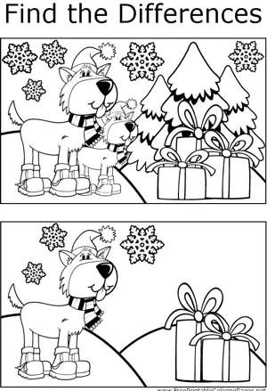 FTD Dogs in Boots coloring page