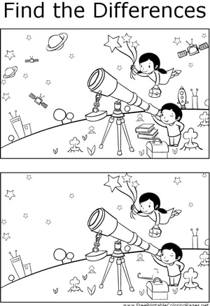 FTD Kids Astronomy coloring page