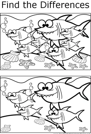 FTD Shark coloring page