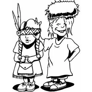 Western Costumes coloring page