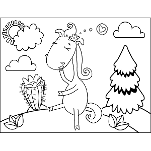 Horse Dancing coloring page
