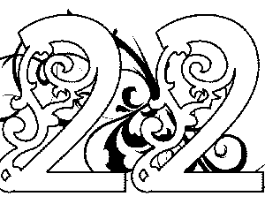 Illuminated-22 Coloring Page