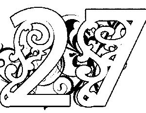 Illuminated-27 Coloring Page