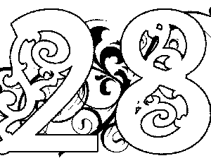 Illuminated-28 Coloring Page