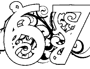 Illuminated-67 Coloring Page