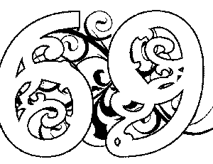 Illuminated-69 Coloring Page