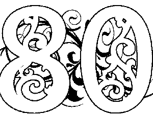Illuminated-80 Coloring Page