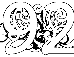 Illuminated-92 Coloring Page
