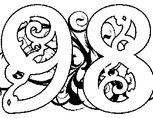 Illuminated-98 Coloring Page