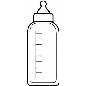Baby Bottle coloring page
