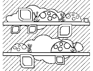 Lady Bugs coloring page