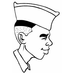 Air Force Cadet coloring page
