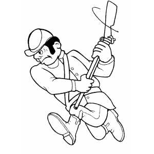 Soldier Charging coloring page