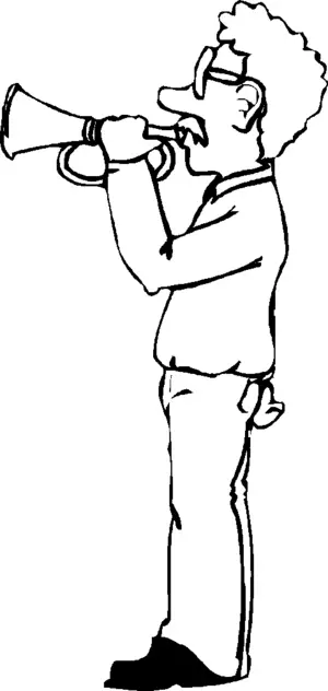 Bugle Boy coloring page