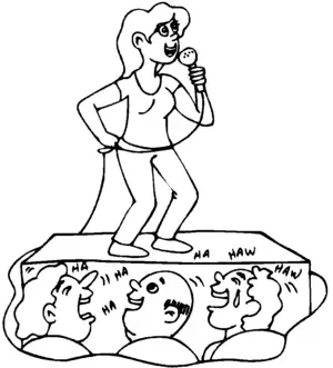 Scene Singer coloring page