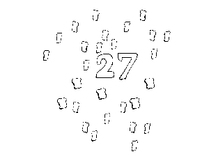 27 Number and Things Coloring Page