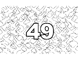 49 Pigeons coloring page