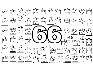 66 Castles coloring page