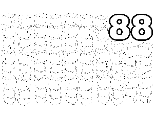 88 Cubes coloring page