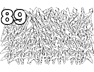 89 Electric Guitars coloring page