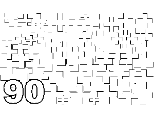90 Crosses coloring page