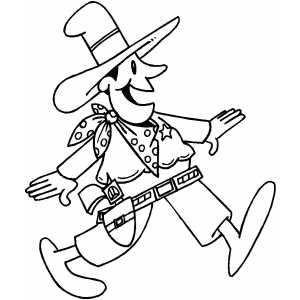 Sheriff coloring page