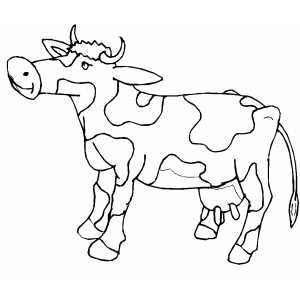Spotted Cow coloring page