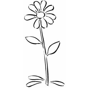 Beautiful Daisy coloring page