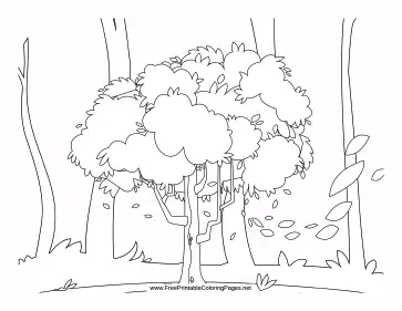 Windy coloring page