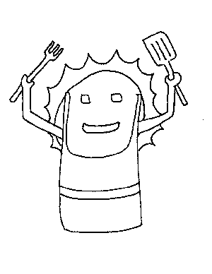 Sun Cooking Coloring Page