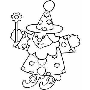 Wizard Doll coloring page