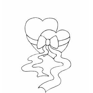 Hearts Together coloring page