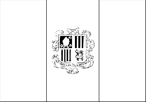 Andorra Flag coloring page