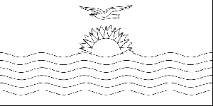 Kiribati Flag coloring page