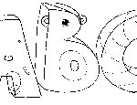 ABC Coloring Page