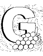 Letter G Coloring Page
